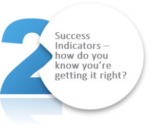 Success Indicators - How do you know you're getting it right?